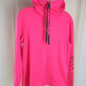 Size XS Hot Pink Turtleneck Pullover By Victoria Secret Sport